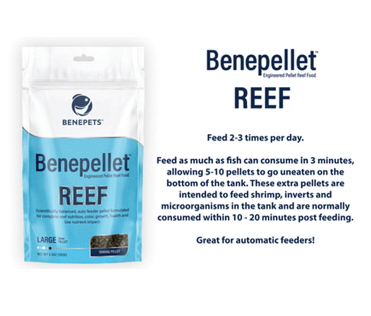 Benepellet Reef Probiotische Korallen- und Fischnahrung