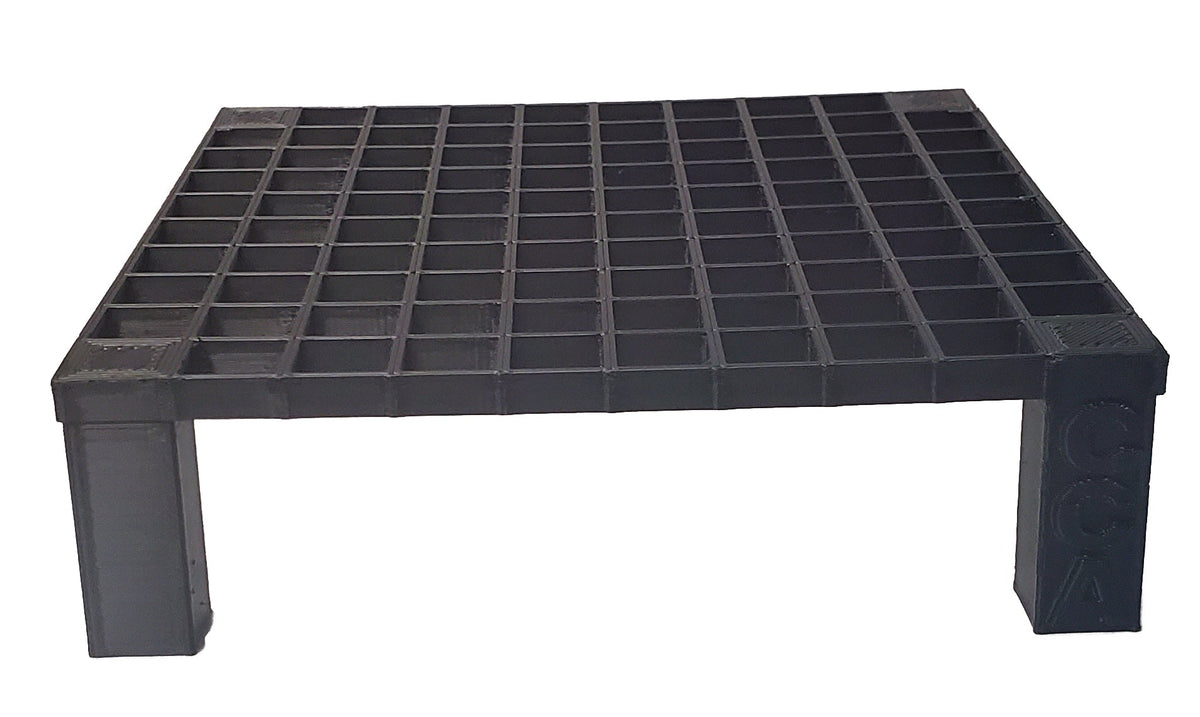 Frag Rack mit 25 Frag Plugs 3D gedruckt