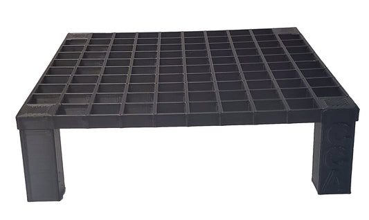 Frag Rack mit 25 Frag Plugs 3D gedruckt