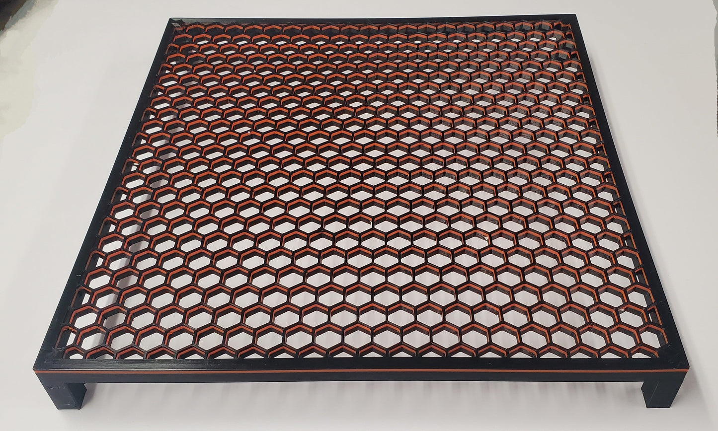 15' x 12' Free Standing Honeycomb Frag Rack 3D gedruckt