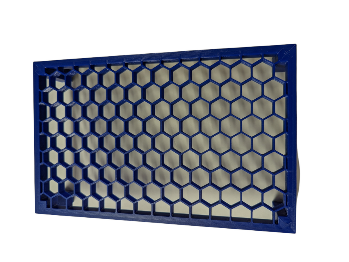 8,25' x 5,16' freistehender Wabenfrag-Rack 3D gedruckt