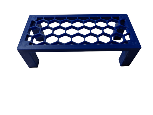 2,36' x 5,16' freistehender Wabenfrag-Rack 3D gedruckt