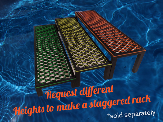 15' x 4' Free Standing Honeycomb Frag Rack 3D gedruckt