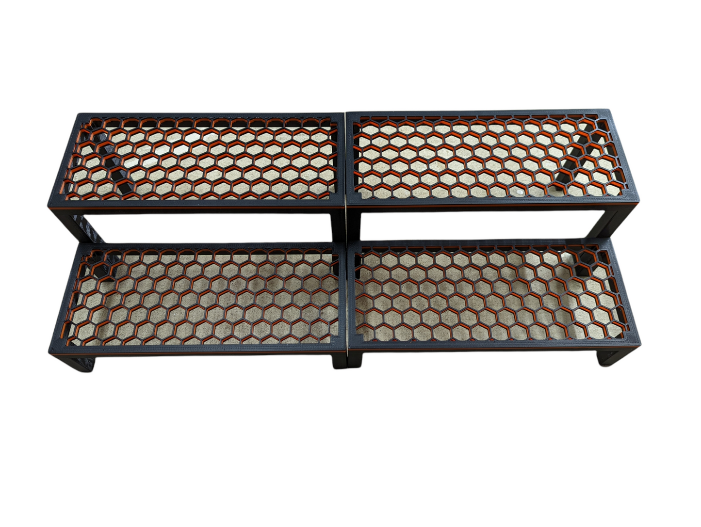 2 Ebenen Wabenfrag-Rack-System für 40 Gallonen Züchter Aquarium