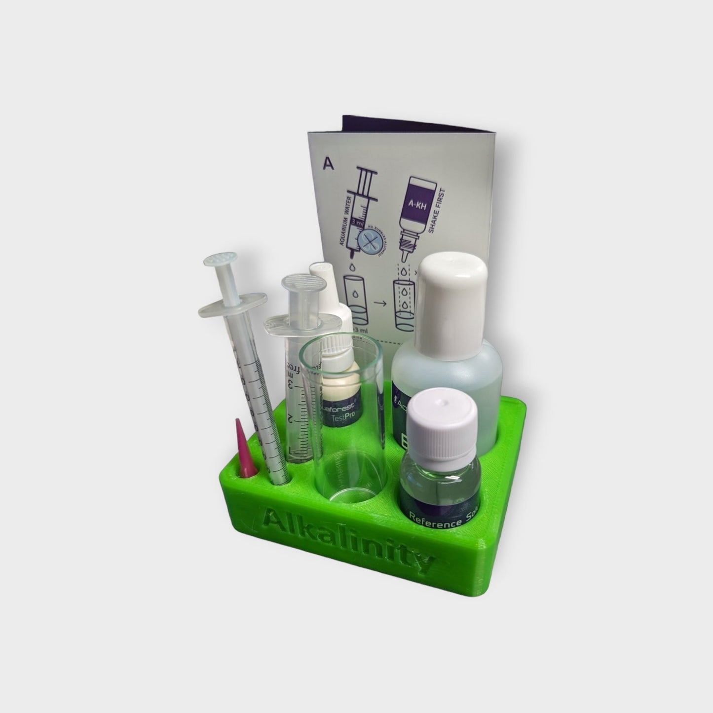 3D-gedruckter Organisator für Aquaforest Testkits