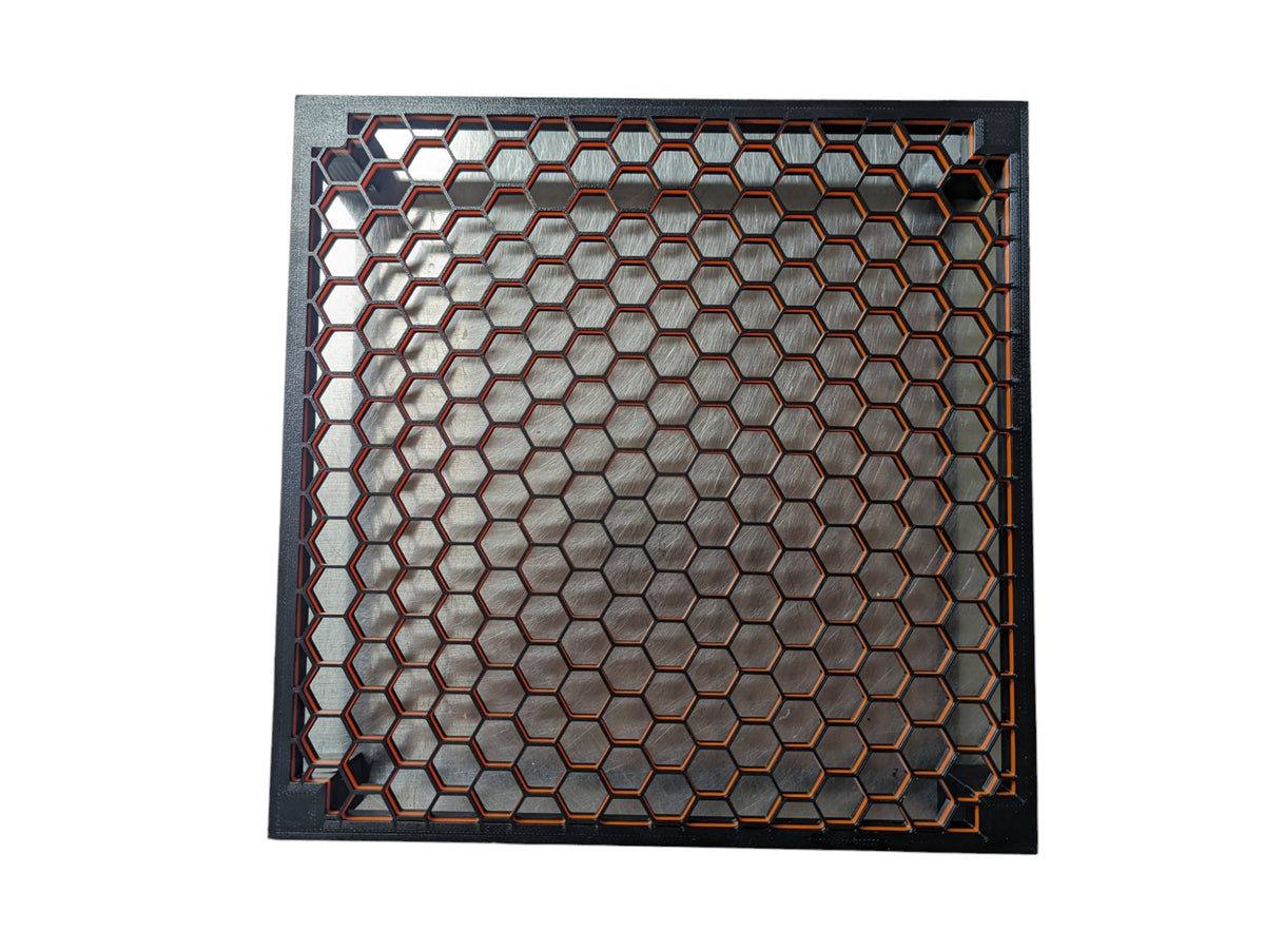8,25' x 8,25' freistehender Wabenfrag-Rack 3D gedruckt