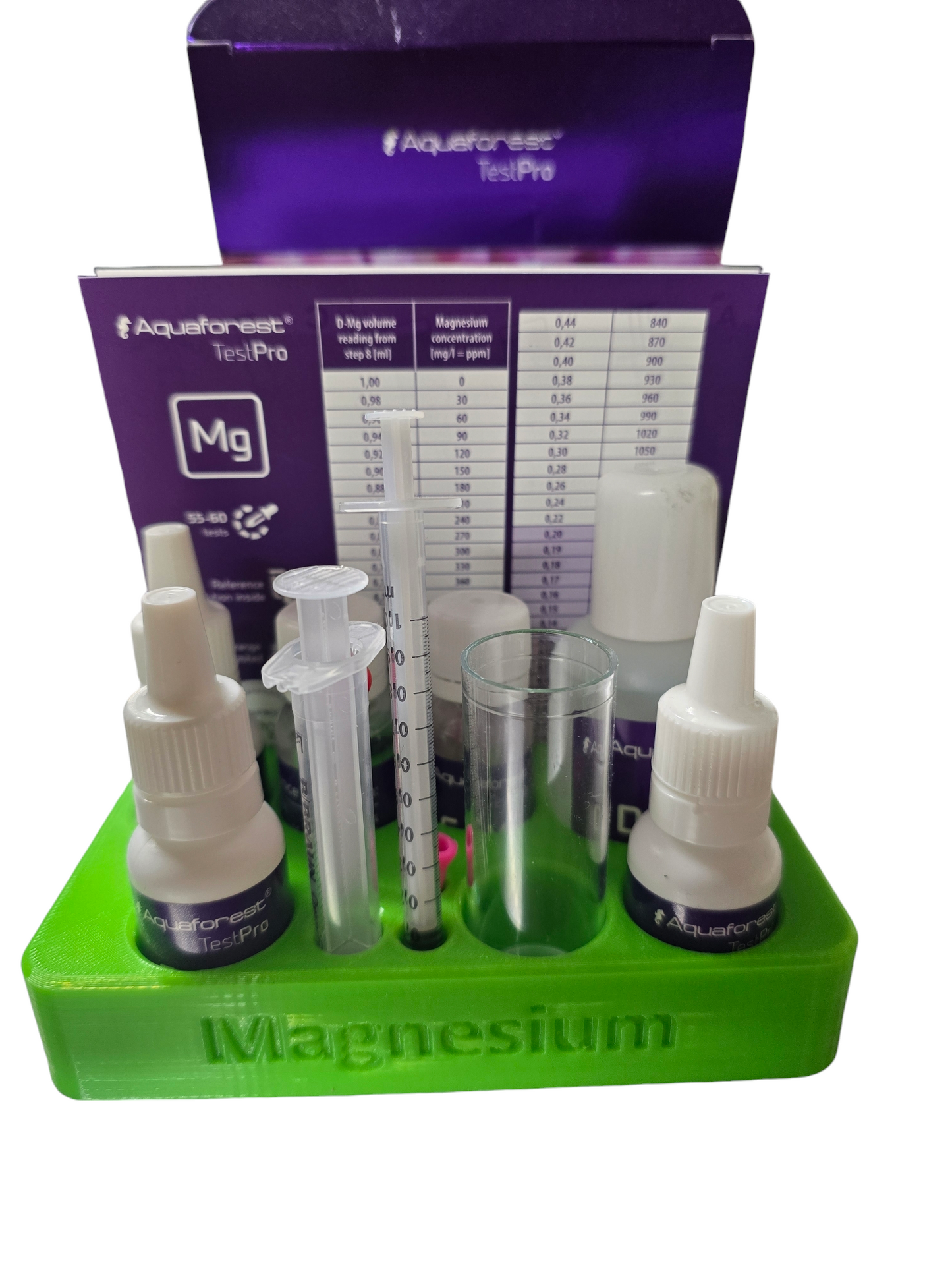3D-gedruckter Organisator für Aquaforest Testkits
